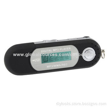 4GB MP3 Player with LCD Screen, Support FM Radio, Work with AAA Battery